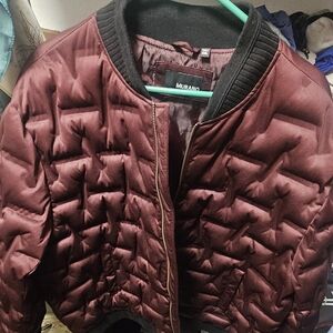 Murano Deep Red Quilted Jacket